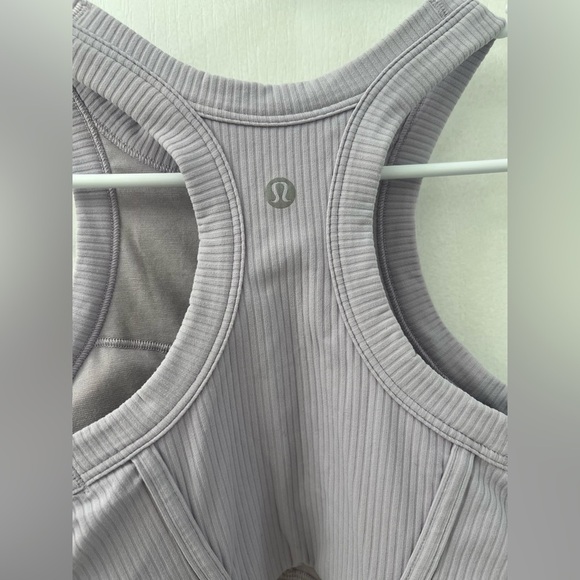 Lululemon Ribbed Nulu High-Neck Yoga Bra Faint Lavender (Size 4) - Picture 8 of 12